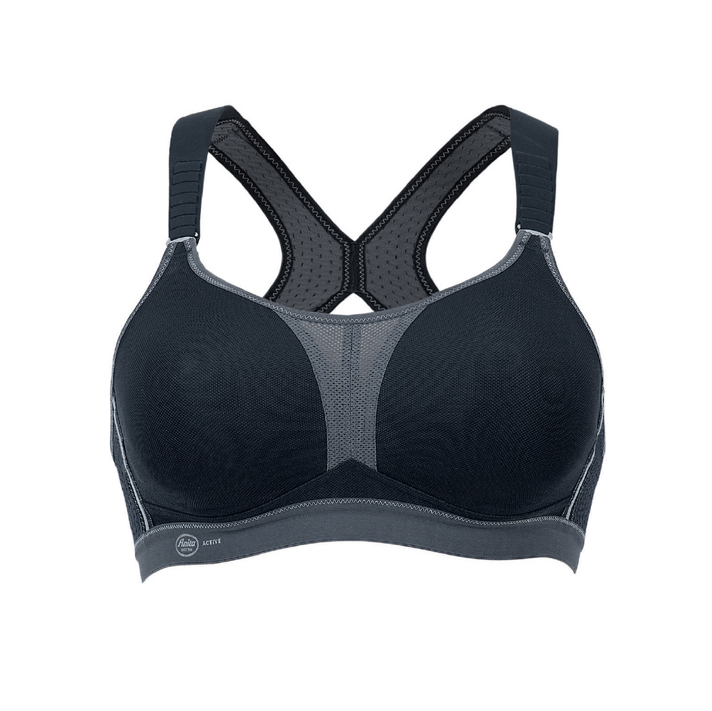 アニタ パフォーマンス 黒色 あっけない ブラック スポーツブラ レディース 【 ANITA PERFORMANCE WIREX MAXIMUM  SUPPORT SPORTS BRA / BLACK